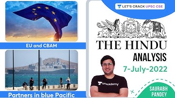 The Hindu Newspaper Editorial Analysis | 7th July 2022 | Saurabh Pandey | Let