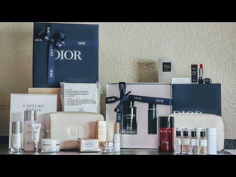 Dior Beauty Unboxing | Sauvage gift set, Homme samples, Prestige gifts, minis, and more