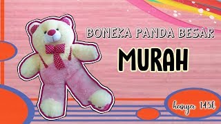 BELI BONEKA PANDA BESAR MURAH DI BANDUNG || VLOG#3