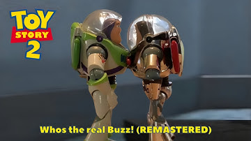 Toy Story 2: Who’s The Real Buzz! (REMASTERED) #buzzlightyear #toystory #stopmotion #youtube #fyp