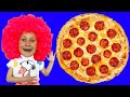 Anuta canta una divertida canción pizza y frutas | Canciones infantiles para niños