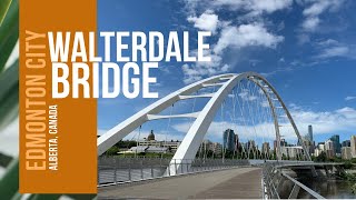 Walterdale Bridge Edmonton beautiful structure. Full HD.