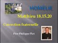 Homélie P Plet Correction fraternelle