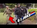 Sovereign Citizen in Full Military Fatigues Tries to Arrest a Cop