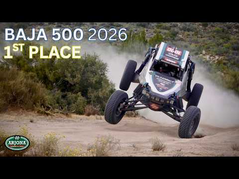 Baja 500 '26 Class 10 Win Onboard | Arjona Racing & F.J. Willert