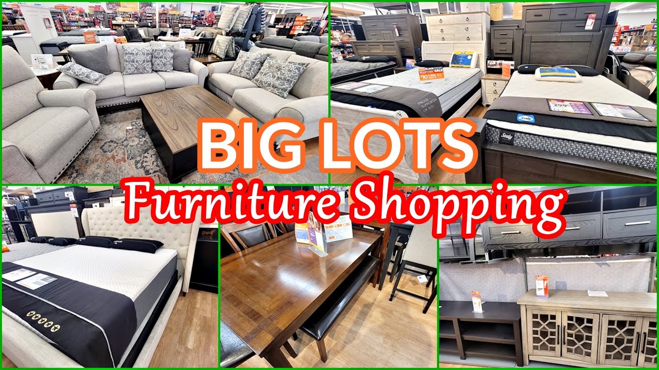 BIG LOTS FURNITURE SHOP WITH ME! NEW FINDS! YouTube
