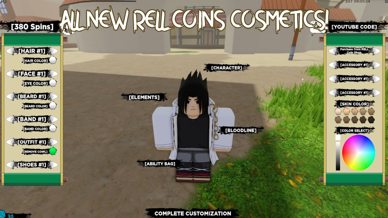 NOVOS CÓDIGOS 1000 SPINS e 350K RELL COINS!! UPDATE 210 no SHINDO LIFE  (shinobi life 2) - Roblox 