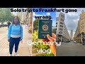 Solo Trip to Frankfurt gone wrong | Why does this happen at the Nigerian Embassy?! | Germany vlog