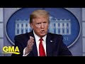 Trump pushes back against CDC 2nd wave warning l GMA