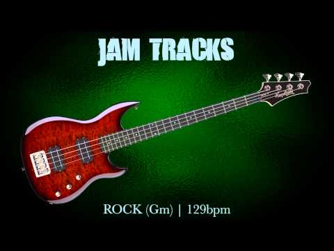 rock-bass-backing-track-(gm)-|-129-bpm---megabackingtracks
