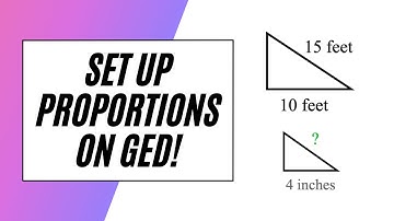 GED Wiskunde – Verhoudingen!