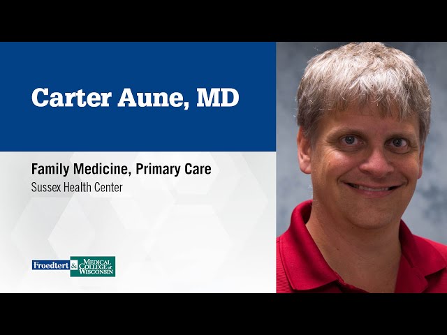 Watch Dr. Carter Aune, family medicine physician on YouTube.