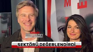 Özgür Çevik Ve Eşi Hatice Kartoğlu, Muhabirlerin Sorularını Yanıtladı Sektörü Değerlendi̇rdi̇..
