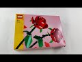 Lego Creator Roses 40460 Unboxing &amp; Build