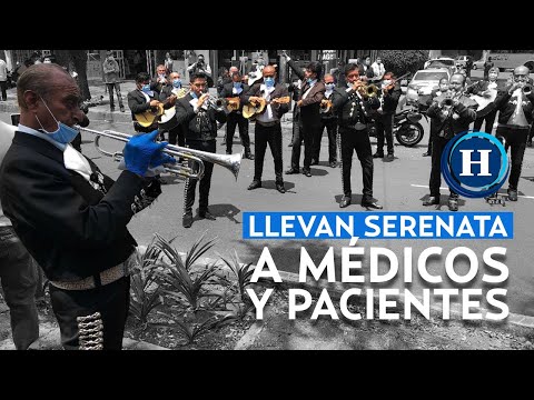 Mariachis llevan SERENATA a médicos y pacientes que luchan contra COVID-19