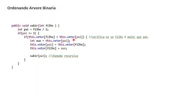 Algoritmo de Ordenação Heap/Heapsort