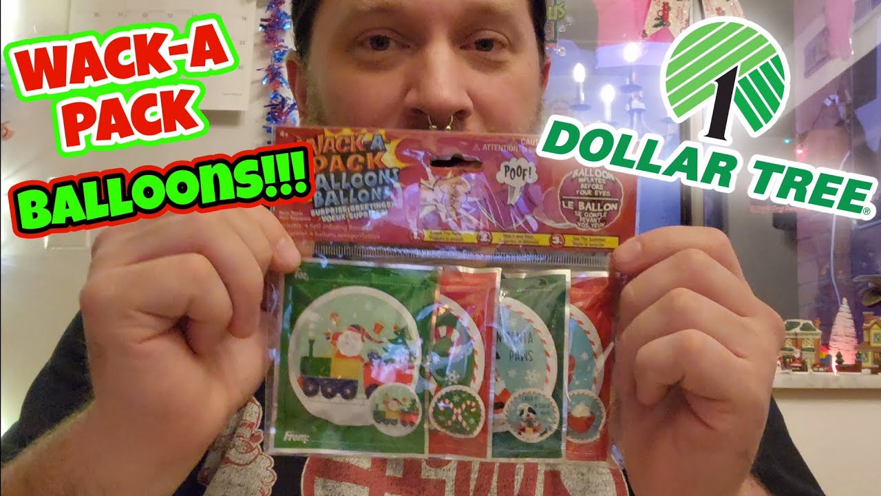 DOLLAR TREE WACK-A-PACK BALLOONS! 