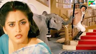 हाथी लड़ पड़ा अनुपम खेर से - Jackie Shroff, Jaya Prada - Main Tera Dushman