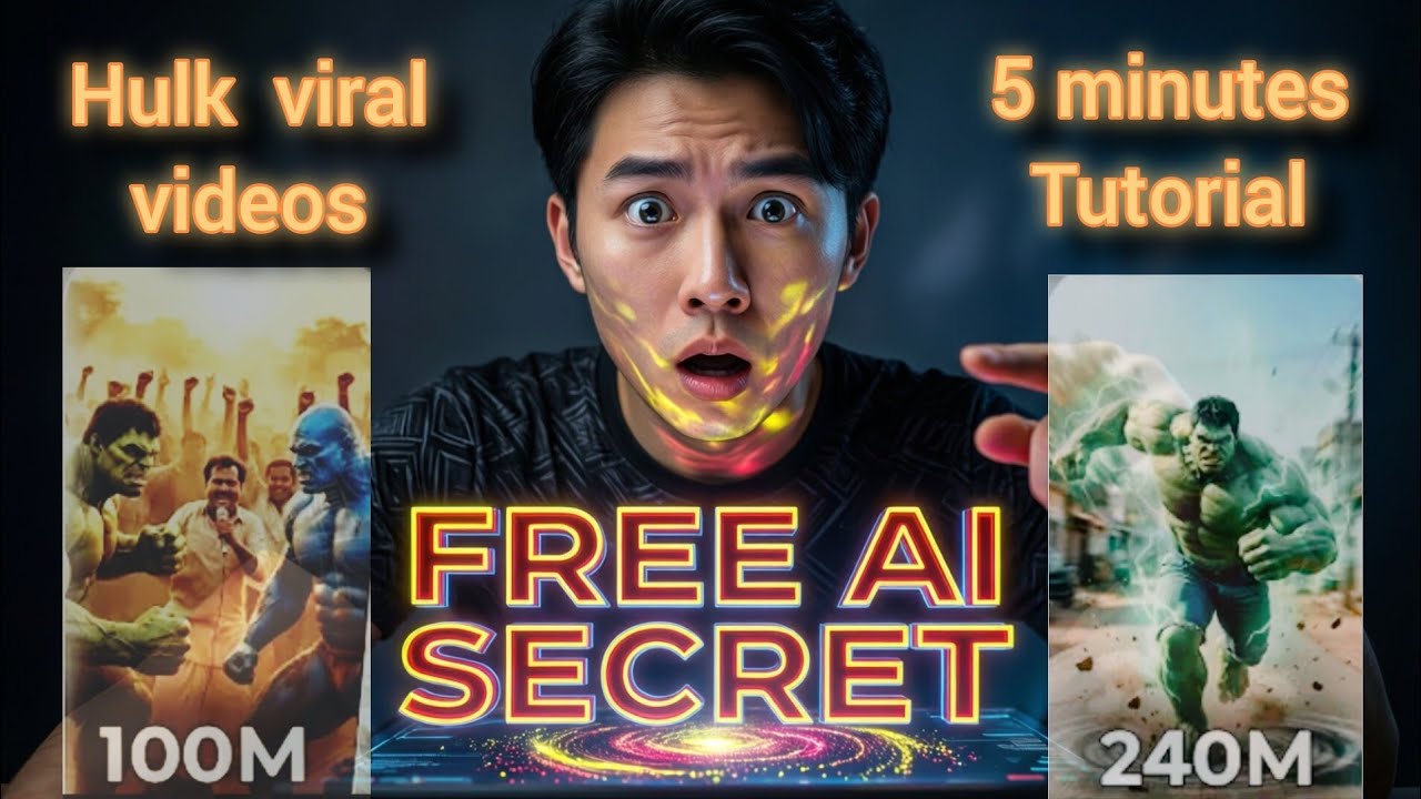 How to create  Hulk Ai videos Free in easy pattern guide line |Hulk Ai videos Kaise Banaye| 