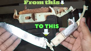 i Restored 65 Years Old Army Knife                                          #craft #trending