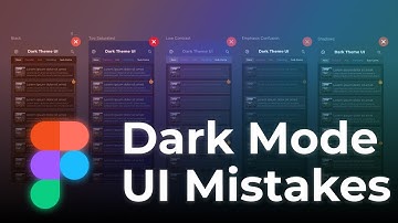 5 Dark Theme Mistakes in Figma/Adobe XD/Sketch