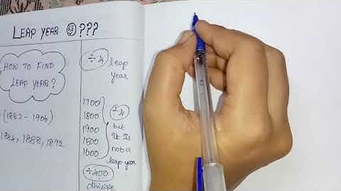 #How to find "LEAP YEAR " ❓ in a easy way 👍  watch the full video