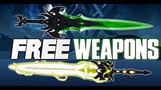 Aqwhow To Get Digital Phoenix Blade And Obsidian Omniknight Blade Swords Freetag Ac