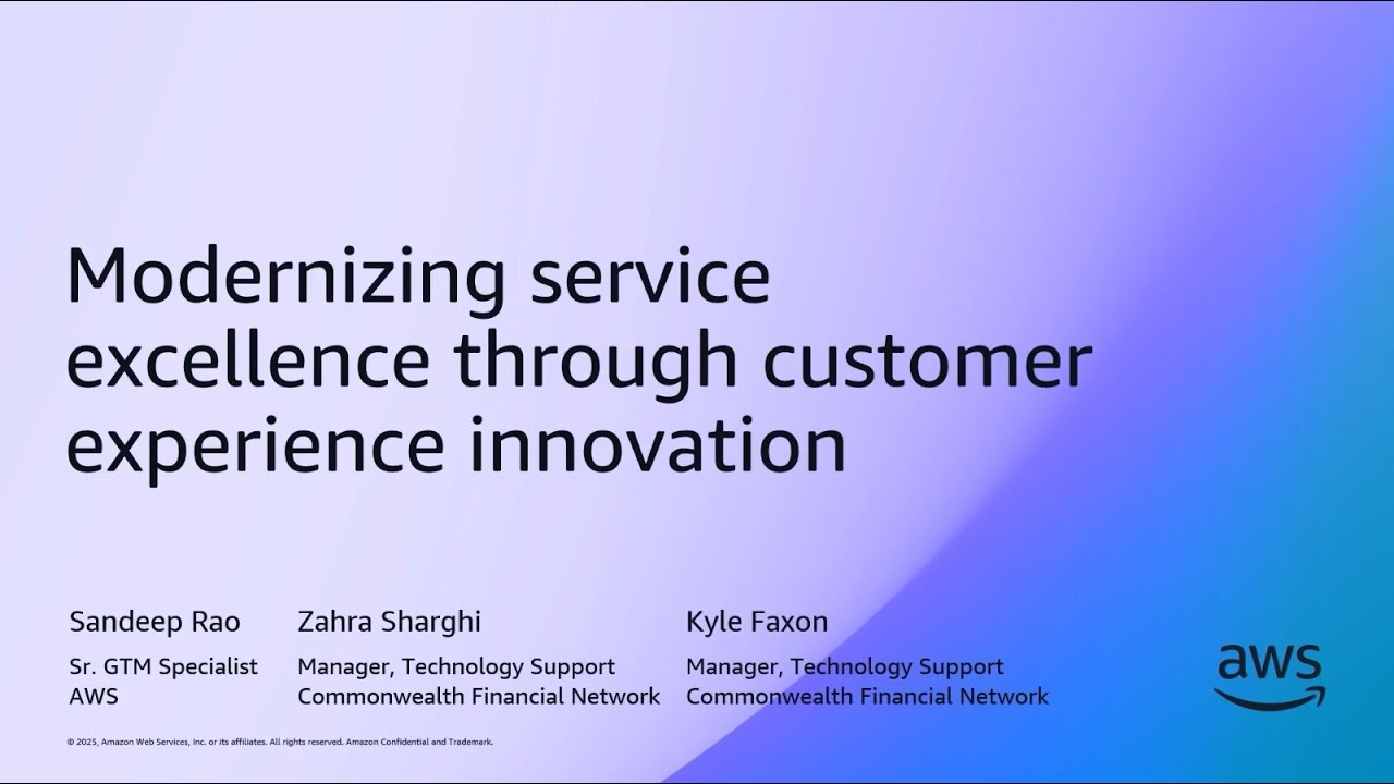 CCW 2025: Commonwealth Financial Modernizes CX with Amazon Connect