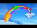THE IMPOSSIBLE RAINBOW GOLFCOURSE! (Golf It)