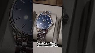 4 Best Automatic Dress Watches Under $2,000! #zodiac #junghans #frederiqueconstant #nivadagrenchen