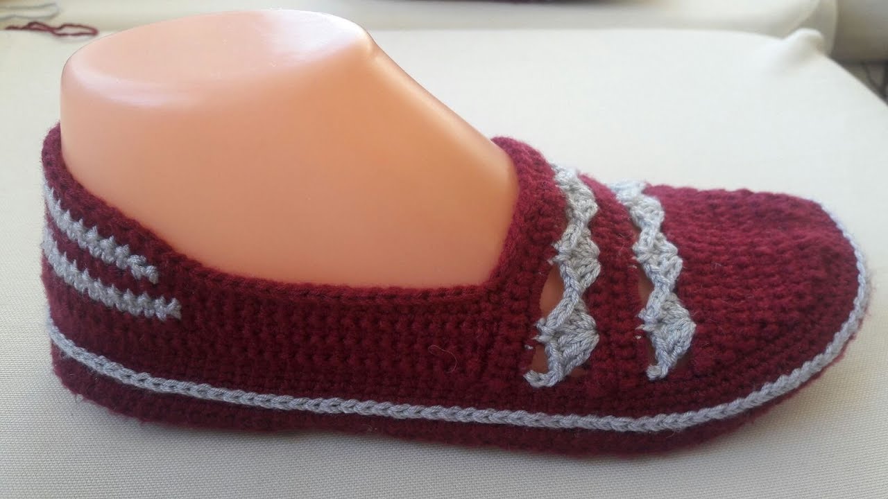 ayakkabi orgu ayakkabi taban patik panduf orgu studyosu orgusaati el emegi ev ayakkabisi bebek crochet shoes crochet slipper pattern womens slippers