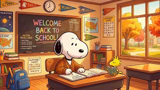 Full Snoopy's Welcome Back to School 🎒🍂 Warm Jazz Music for Relaxing, Focus & Chill Autumn Vibes News
