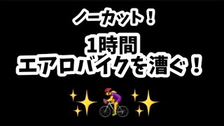 早送り無し！アラフォー主婦、1時間エアロバイクを漕ぐ！