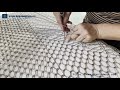 How to hand weave stainless steel cable mesh?