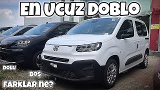 En Ucuz Fiat Doblo Dolu & Boş Farklar Neler ?