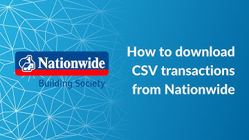 How to Download a CSV Bank Statement Using Nationwide