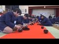 水戸市の小学校で卒業茶会