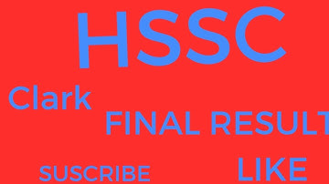 Haryana clerk CUTT off//hssc CUTT off//clerk result//