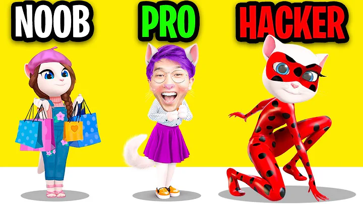 NOOB vs PRO vs HACKER In TALKING ANGELA 2! (NEW GA...