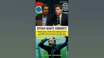OpenAI Wants to Buy Chrome?! 🤖💻