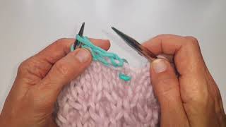 2 stitches I-cord Bind Off in the round. Part 2
