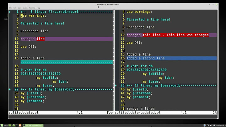 Vim (43) vimdiff