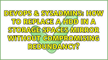 How to replace a HDD in a Storage Spaces mirror without compromising redundancy?