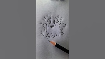 Turn Your Notes into Cute Ghost Doodles #art #shorts #foryou #tutorial #satisfying #drawing #sketch