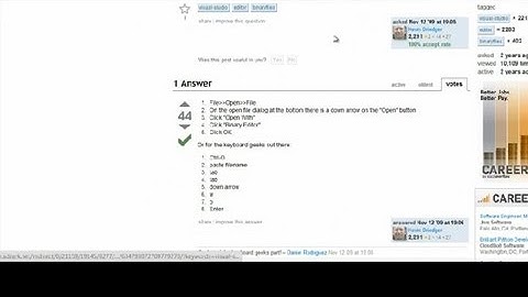 How to Open .Hex File : How to Open Various File Types