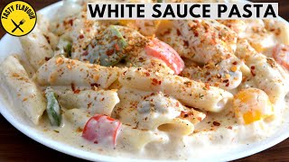 WHITE SAUCE PASTA RECIPE│HOW TO MAKE WHITE SAUCE PASTA│PASTA RECIPES│WHITE SAUCE PASTA by Tasty Flavour 1,615 views 2 years ago 4 minutes, 13 seconds
