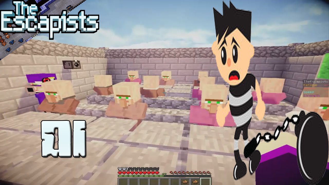 Minecraft Map The Escapists ep 1 "visite de la prison " - YouTube