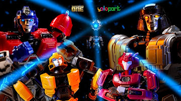 Transformers: ONE Stop Motion | Orion Pax, D-16, Elita-1 and B-127 find their T-Cog | Yolopark AMK