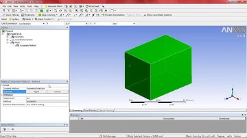 #ANSYS WORKBENCH #MESHING #Refinement Method