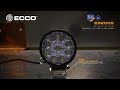 Ecco led work light  1000 lumens 9 leds model e92005